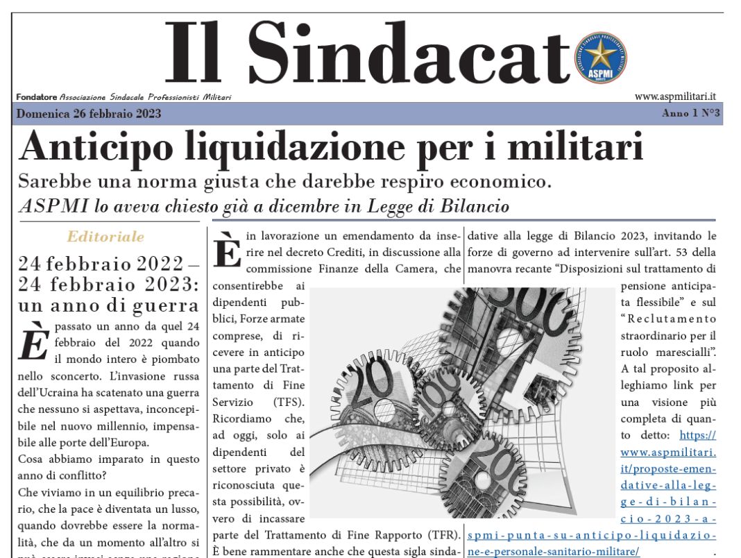 Il Sindacato Anno 1 Numero 3