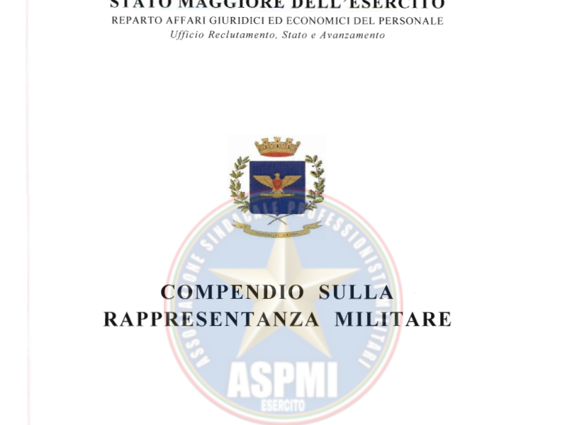 Compendio Rappresentanza Militare aggiornato 2012