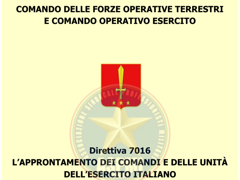 Direttiva 7016. L