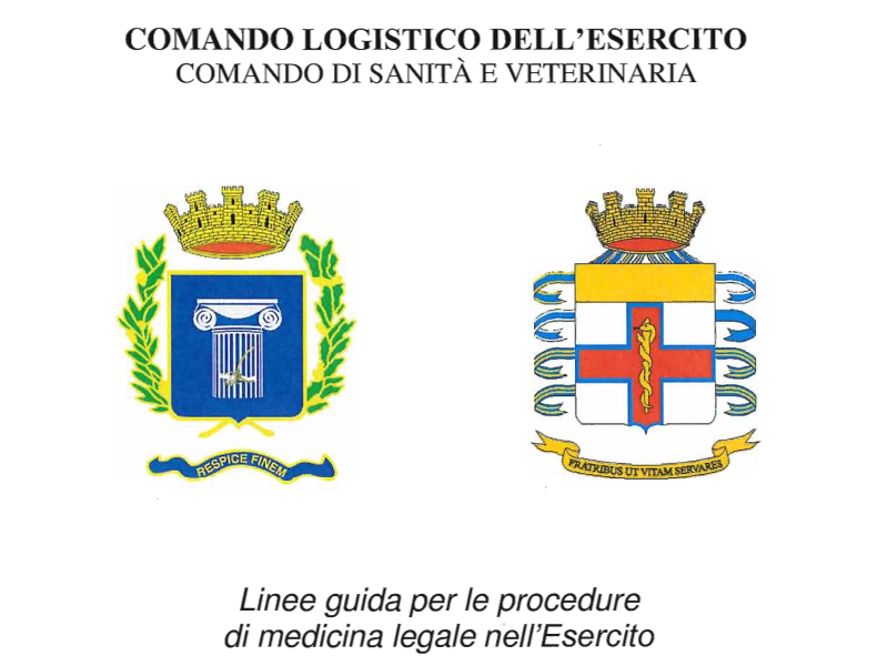 LINEE GUIDA PER LE PROCEDURE DI MEDICINA LEGALE NELL