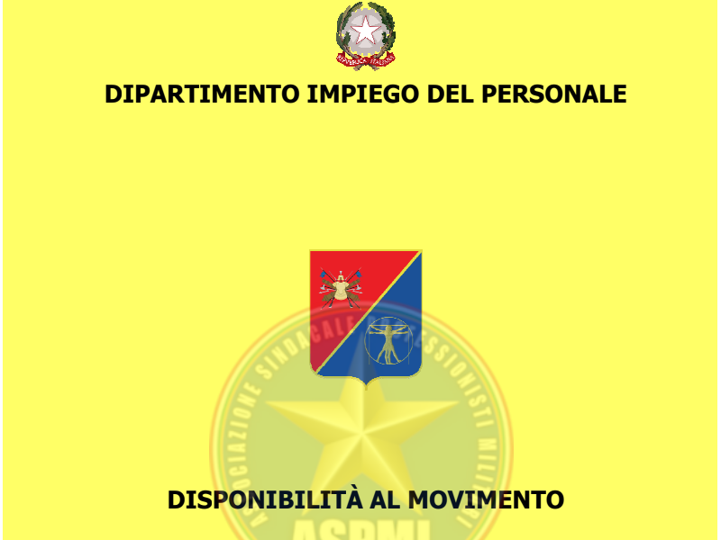 Prot. 110910 del 21 Dicembre 2021 Disponibilità al Movimento 2022