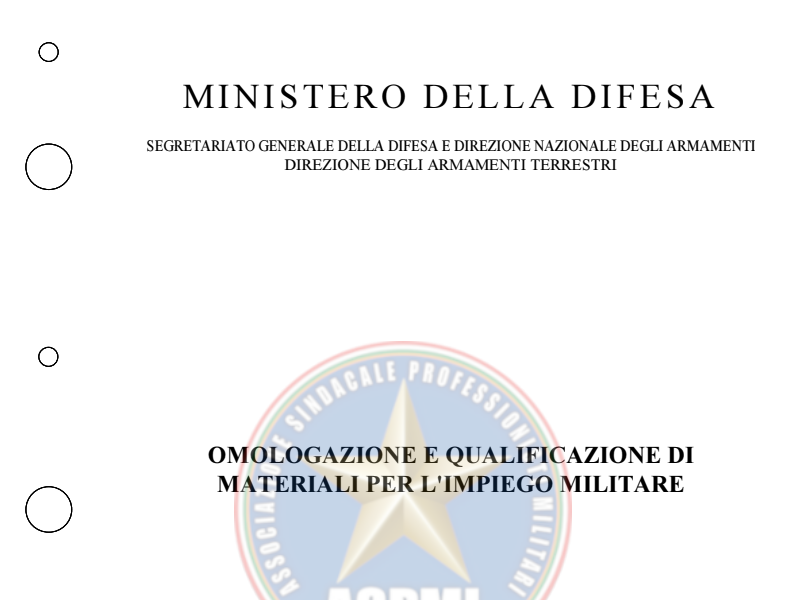 TER-G-021 Omologazione e Qualificazione di Materiali per l