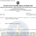 Disposizioni applicative dell’art. 19 del D.P.R. 20 aprile 2022, n. 56, in materia di cessione di “licenza e riposo solidale”